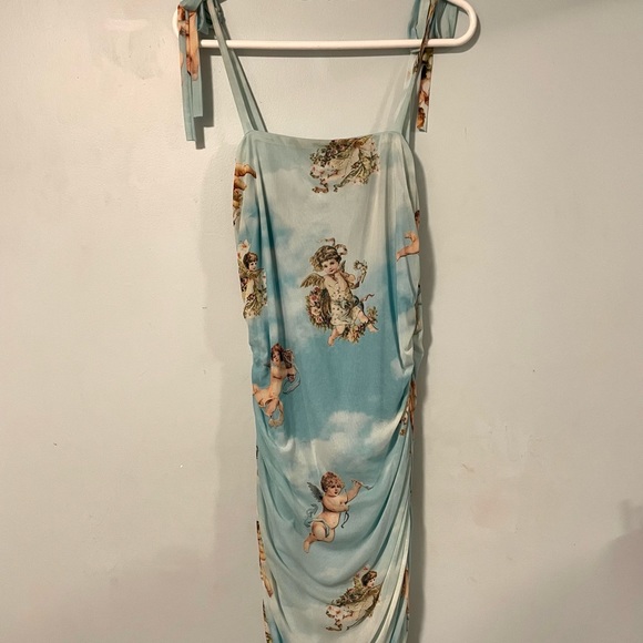 Blue angels mesh Fashion Nova Dress - Picture 2 of 2